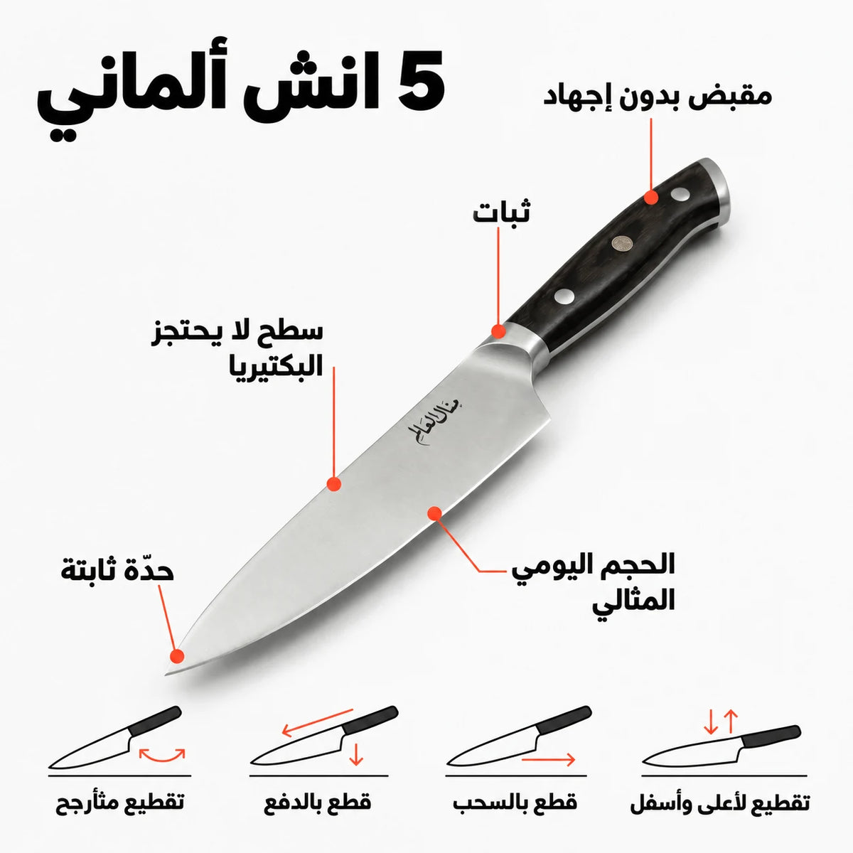 German Stainless Steel Knife All in One — product image 1