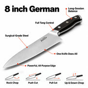 German Stainless Steel Chef Knife — product image 2