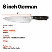 German Stainless Steel Chef Knife — product image 4