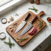 German & Damascus Chef Knife Set (Set of 2 -8 inch ) — product view 10 | Manal AlAlem Kitchenware